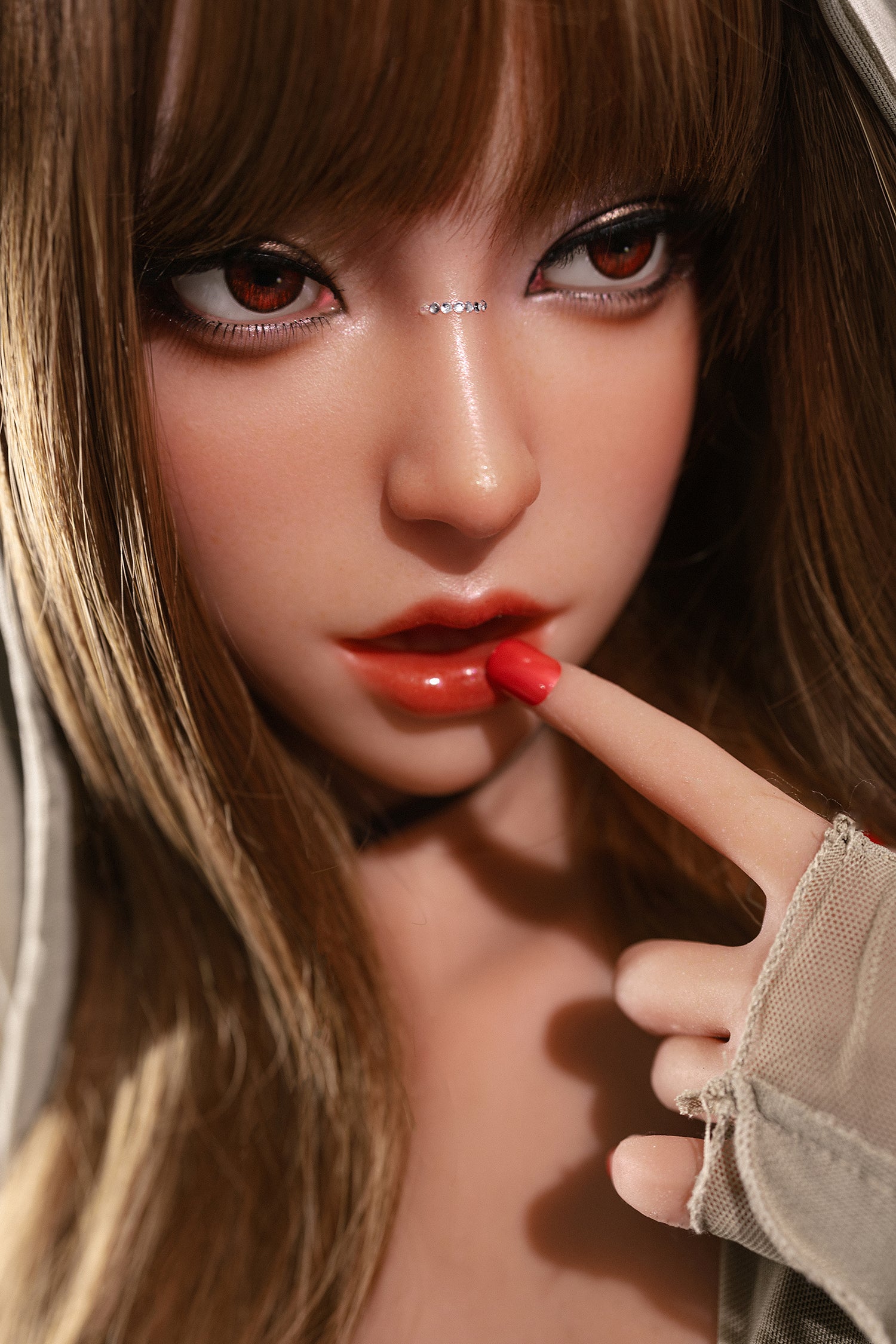 Poppy-160cm/5ft3 Movable Jaw Silicone Head Sex Doll (Customizable)