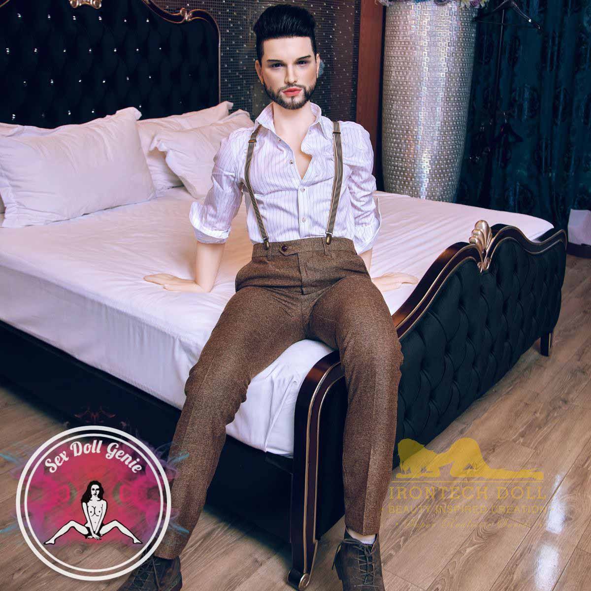Zak - 162cm Silicone Head with TPE Body Male Doll-16