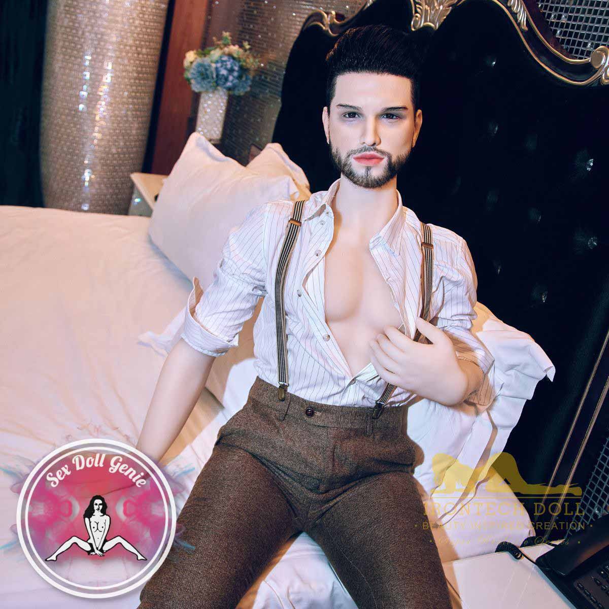 Zak - 162cm Silicone Head with TPE Body Male Doll-25