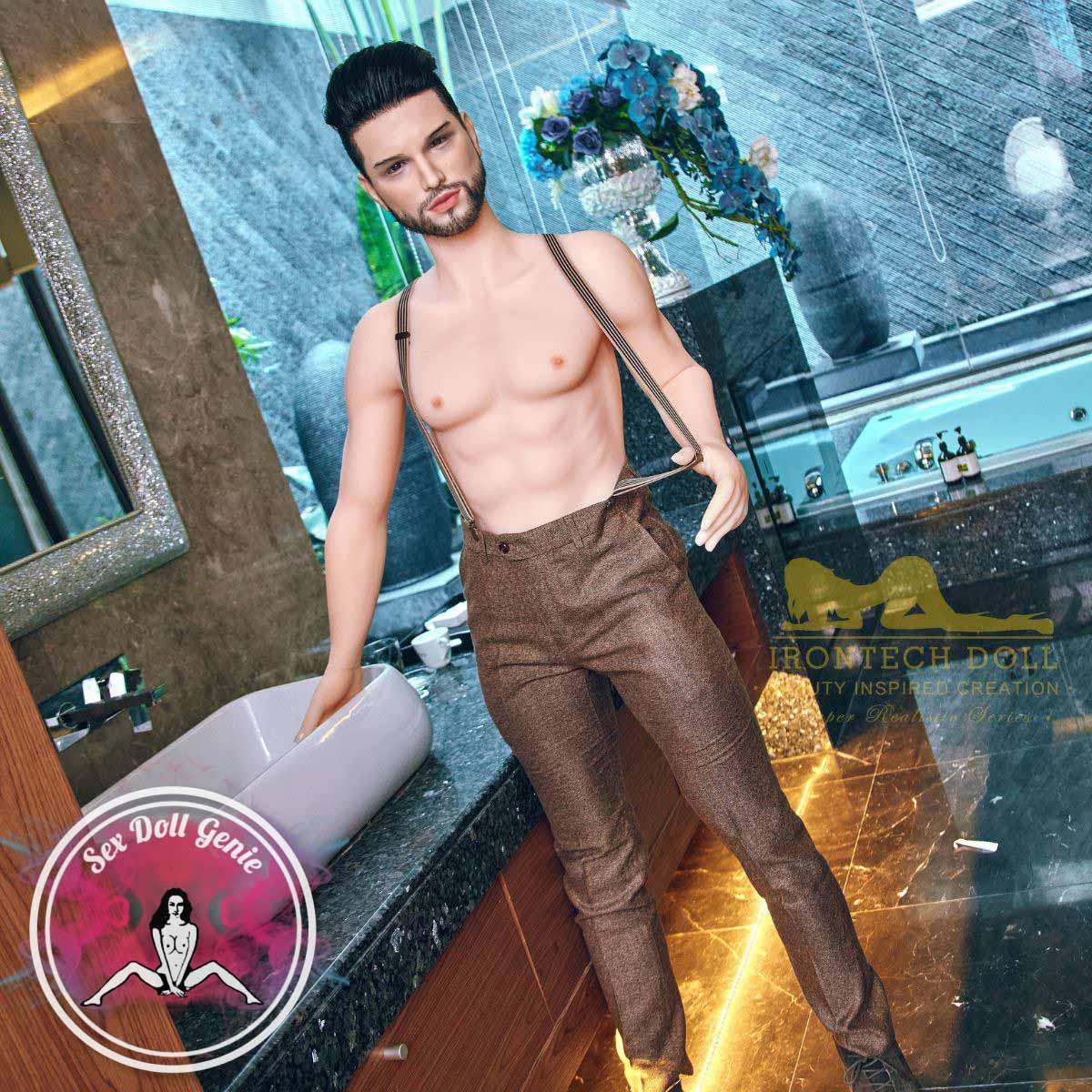 Zak - 162cm Silicone Head with TPE Body Male Doll-27