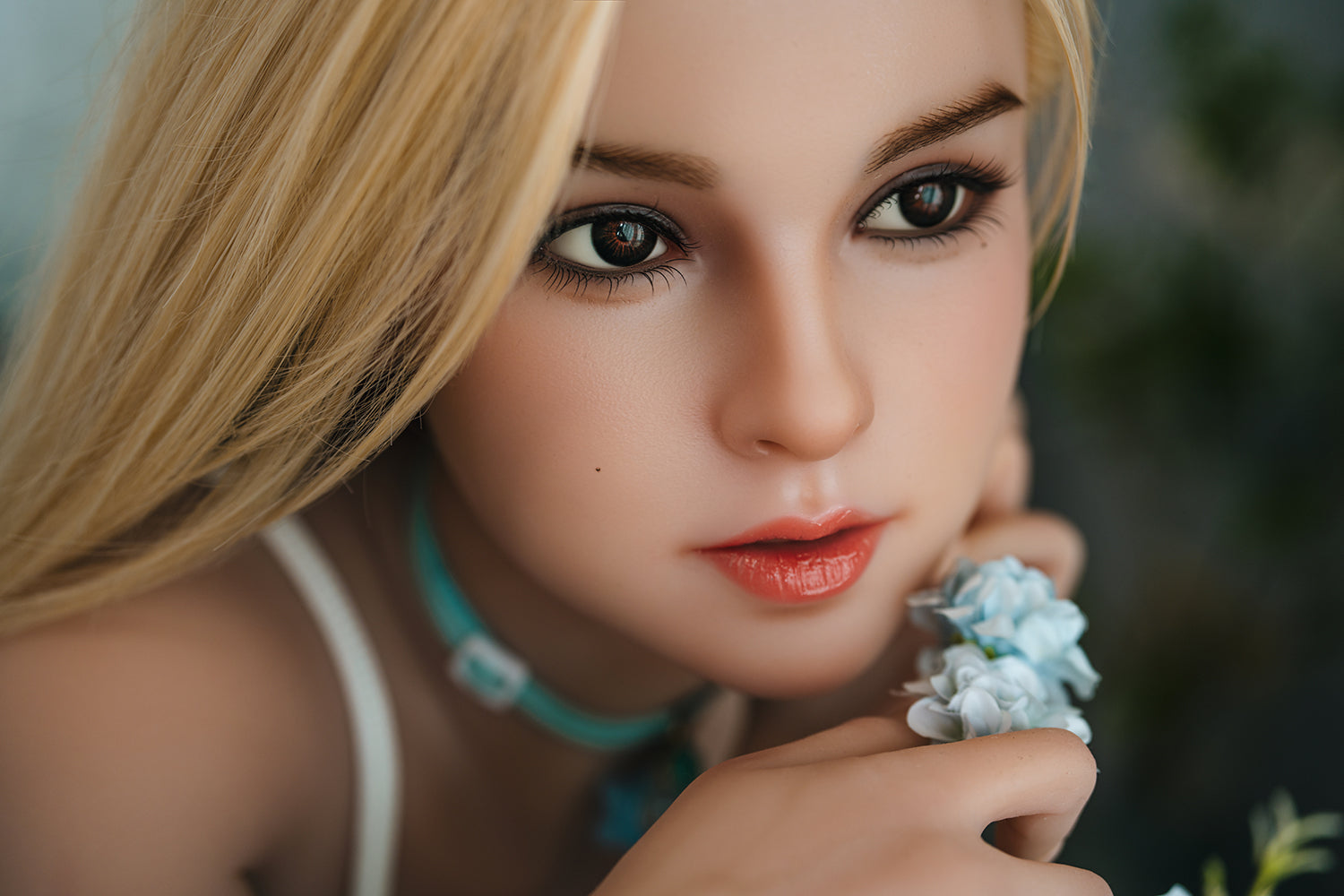 Isla-150cm/4ft11 Movable Jaw Transplanted Hair Silicone Head Sex Doll (Customizable)