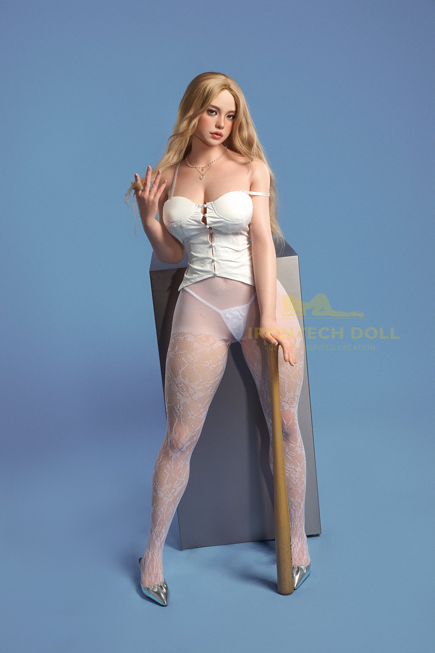 Eileen - 5 ft 4"/164cm ROS Head Full Silicone Sex Doll (Customizable)