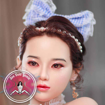 Luetta - 161cm  G Cup Silicone Head with TPE Body with Implanted Hair-33