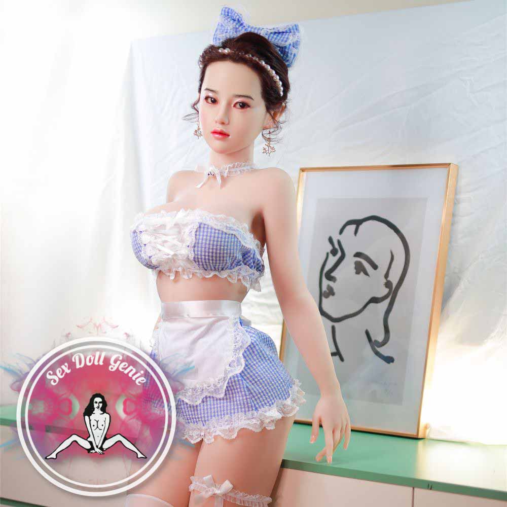 Luetta - 161cm  G Cup Silicone Head with TPE Body with Implanted Hair-1