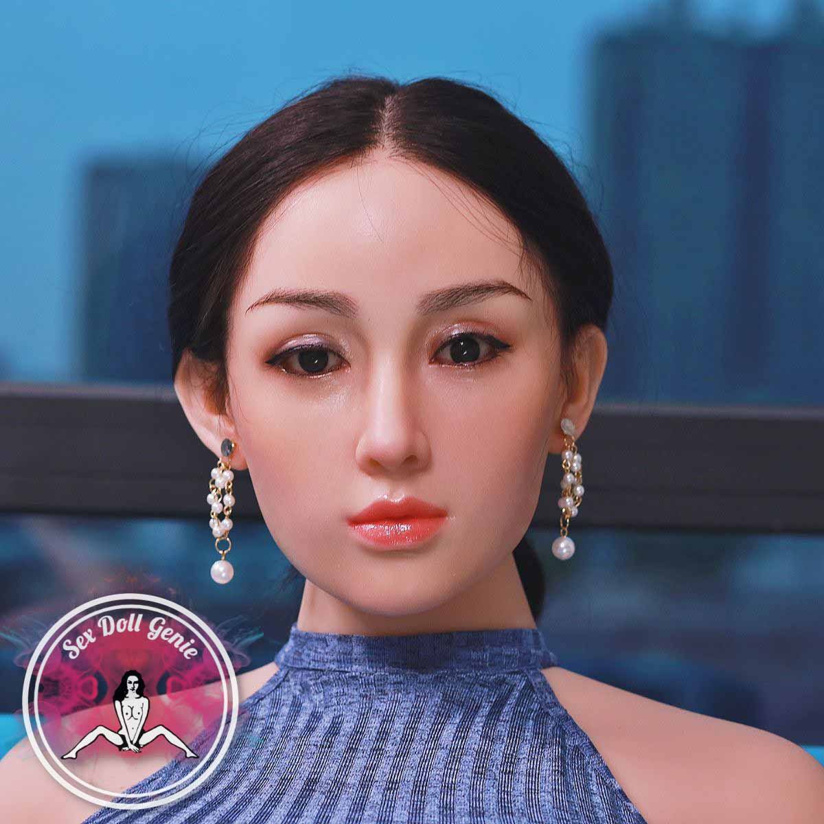 Verdell - 159cm  M Cup (Hybrid Silicone Head + TPE Body) incl. Implanted Hair TPE Doll-17