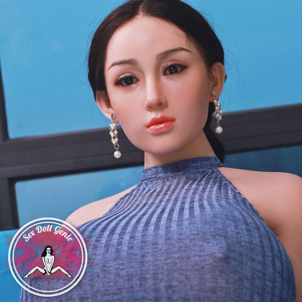 Verdell - 159cm  M Cup (Hybrid Silicone Head + TPE Body) incl. Implanted Hair TPE Doll-18