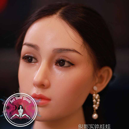 Verdell - 159cm  M Cup (Hybrid Silicone Head + TPE Body) incl. Implanted Hair TPE Doll-28