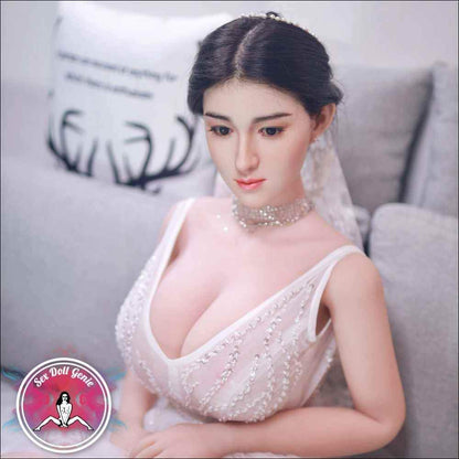 Tanisha - 164cm  K Cup Silicone Head with TPE Body-4