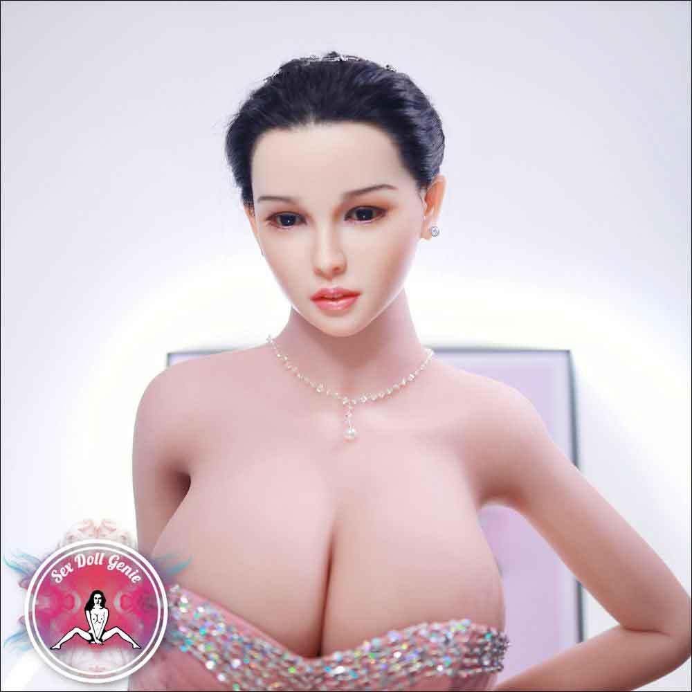 Anja - 171cm  K Cup (Hybrid Silicone Head + TPE Body) incl. Implanted Hair TPE Doll-8