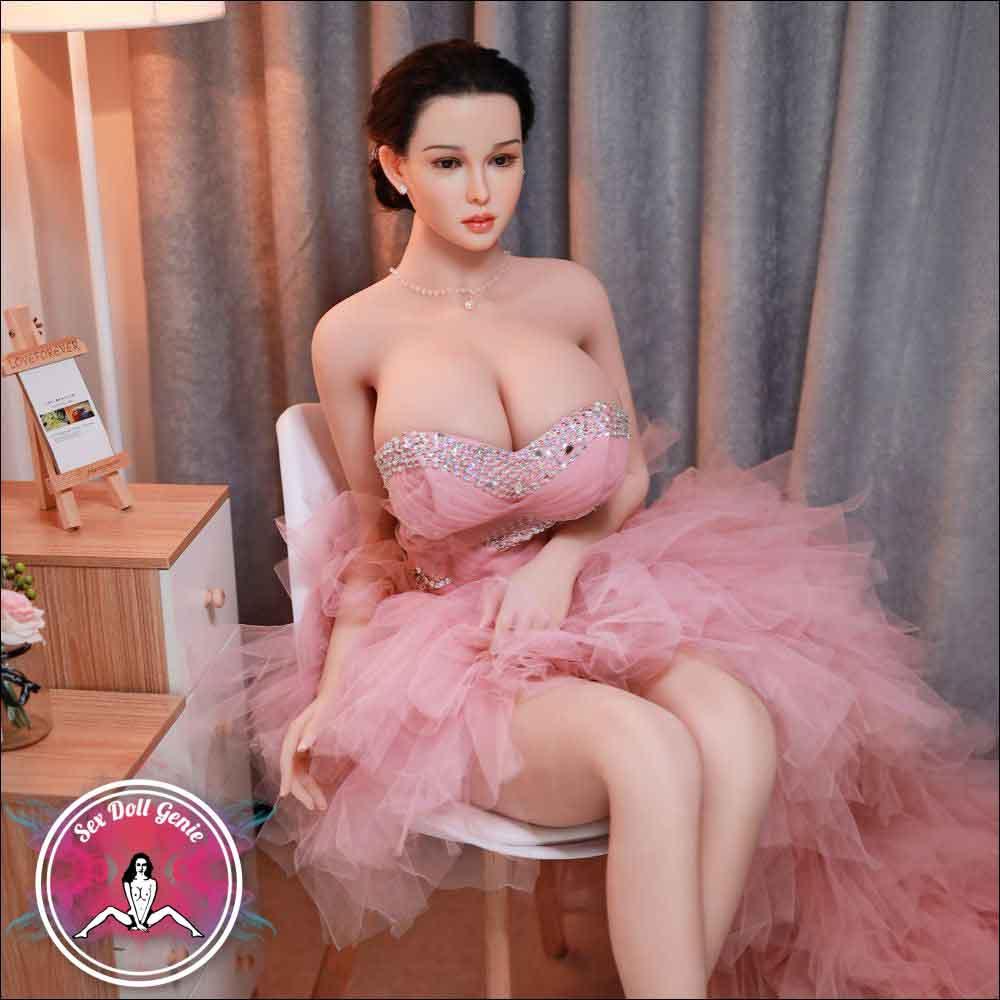 Anja - 171cm  K Cup (Hybrid Silicone Head + TPE Body) incl. Implanted Hair TPE Doll-15