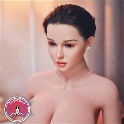 Anja - 171cm  K Cup (Hybrid Silicone Head + TPE Body) incl. Implanted Hair TPE Doll-17