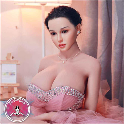 Anja - 171cm  K Cup (Hybrid Silicone Head + TPE Body) incl. Implanted Hair TPE Doll-18