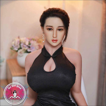 Antoinette - 171cm  K Cup Silicone Head with TPE Body with Implanted Hair-14