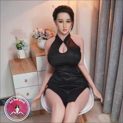 Antoinette - 171cm  K Cup Silicone Head with TPE Body with Implanted Hair-15