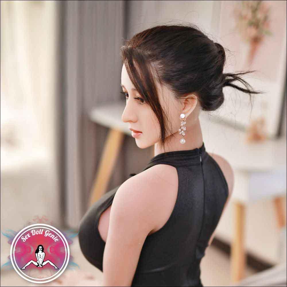 Antoinette - 171cm  K Cup Silicone Head with TPE Body with Implanted Hair-11