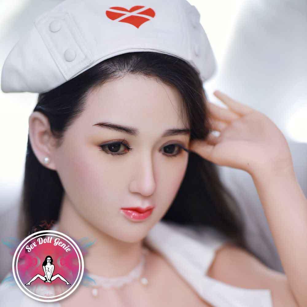 Yassin - 161cm  G Cup Silicone Head with TPE Body with Implanted Hair-34
