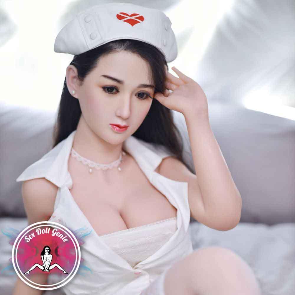Yassin - 161cm  G Cup Silicone Head with TPE Body with Implanted Hair-35