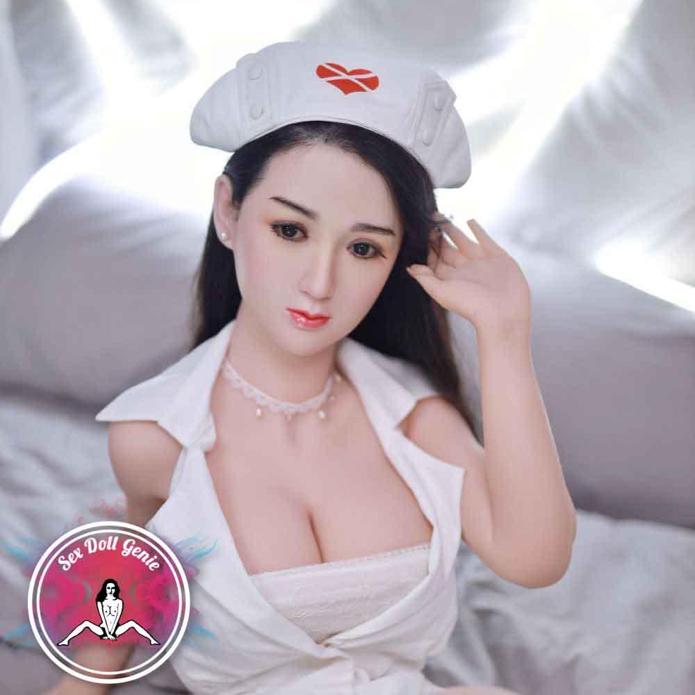 Yassin - 161cm  G Cup Silicone Head with TPE Body with Implanted Hair-36