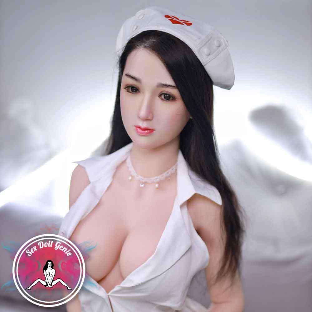 Yassin - 161cm  G Cup Silicone Head with TPE Body with Implanted Hair-9