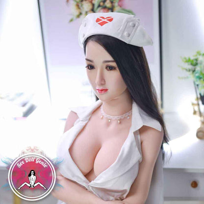 Yassin - 161cm  G Cup Silicone Head with TPE Body with Implanted Hair-12