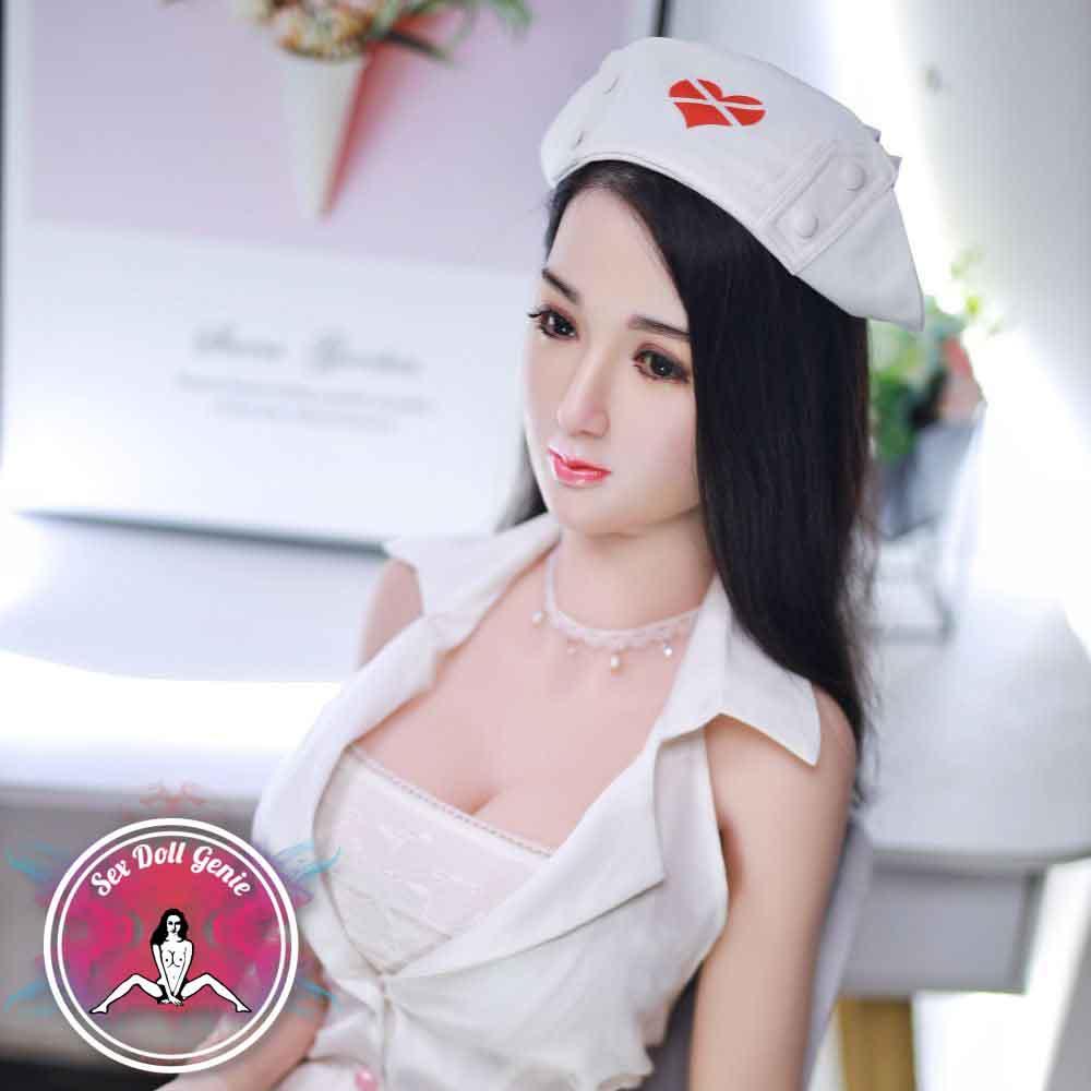 Yassin - 161cm  G Cup Silicone Head with TPE Body with Implanted Hair-16