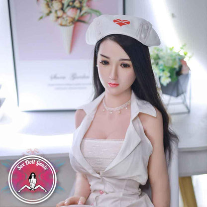 Yassin - 161cm  G Cup Silicone Head with TPE Body with Implanted Hair-17