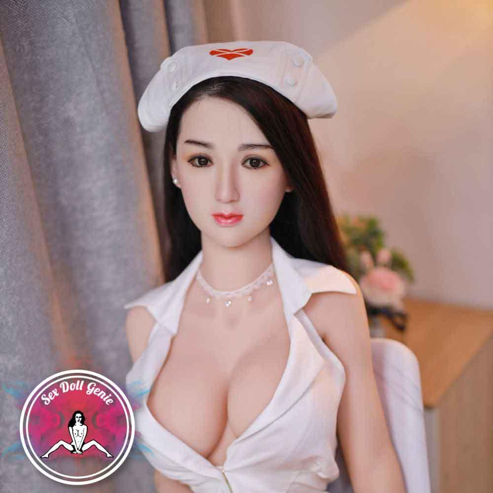 Yassin - 161cm  G Cup Silicone Head with TPE Body with Implanted Hair-19