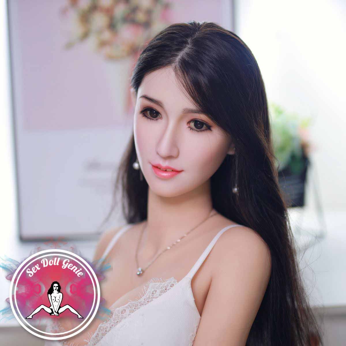 Herma - 161cm  G Cup Silicone Head with TPE Body with Implanted Hair-13