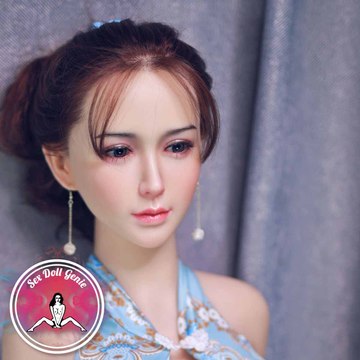 Reatha - 161cm  G Cup Silicone Head with TPE Body with Implanted Hair-6