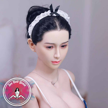 Mabelle - 161cm  G Cup Silicone Head with TPE Body with Implanted Hair-5