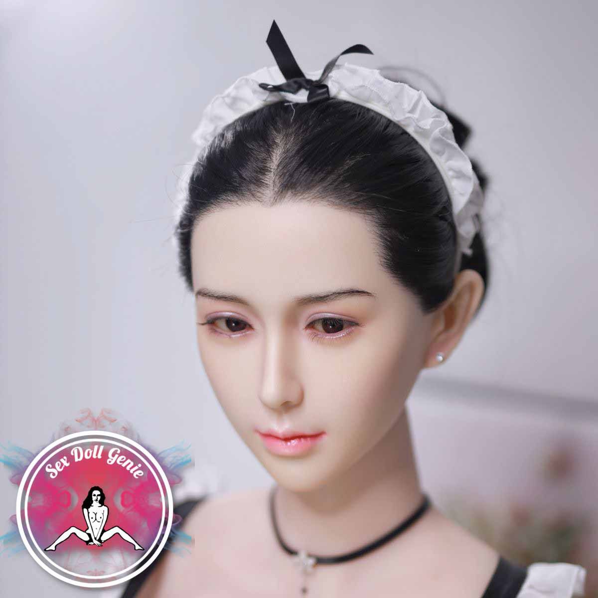 Mabelle - 161cm  G Cup Silicone Head with TPE Body with Implanted Hair-17