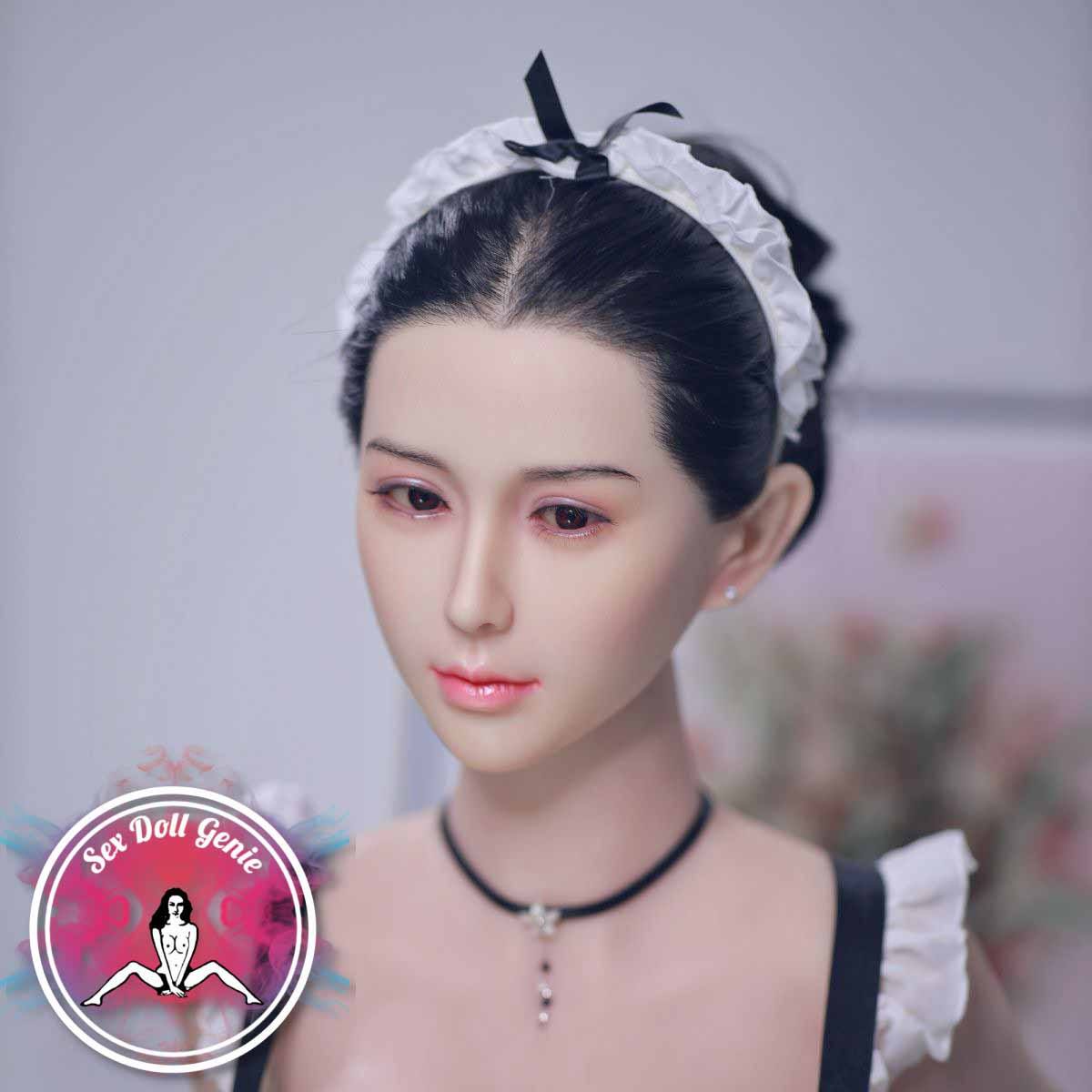 Mabelle - 161cm  G Cup Silicone Head with TPE Body with Implanted Hair-19