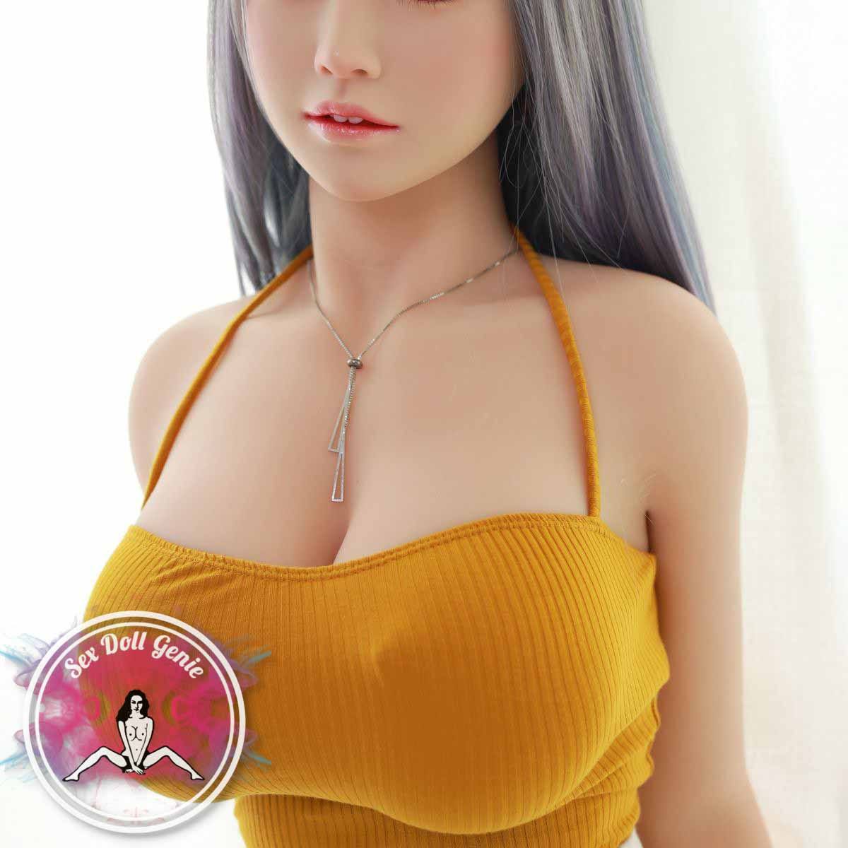 Erlene - 157cm  J Cup Silicone Head with TPE Body with Implanted Hair-10