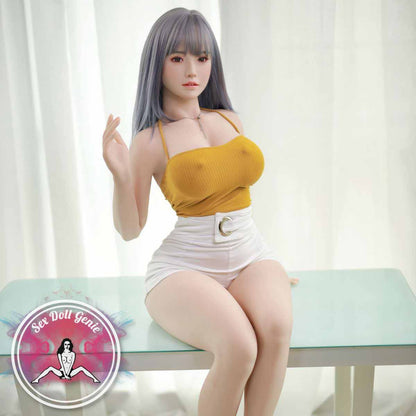 Erlene - 157cm  J Cup Silicone Head with TPE Body with Implanted Hair-16