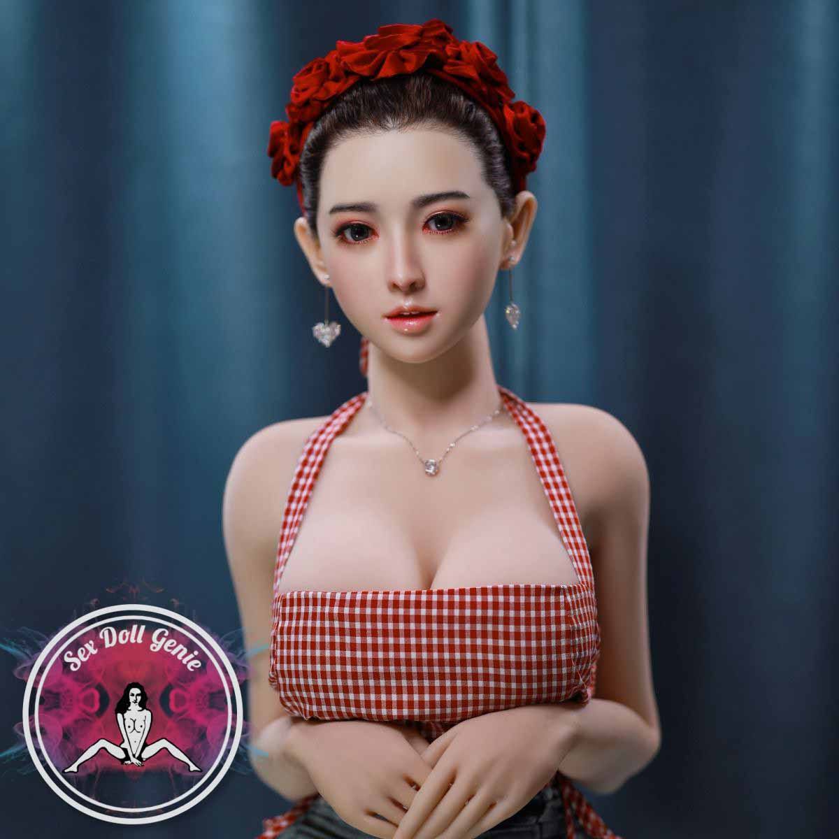 Renita - 157cm  J Cup Silicone Head with TPE Body with Implanted Hair-19