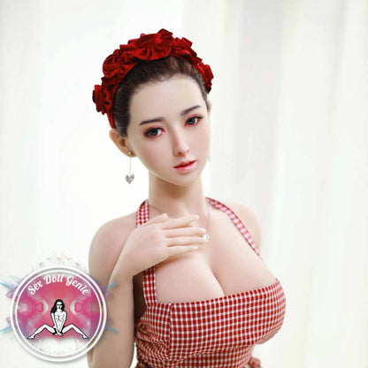 Renita - 157cm  J Cup Silicone Head with TPE Body with Implanted Hair-6