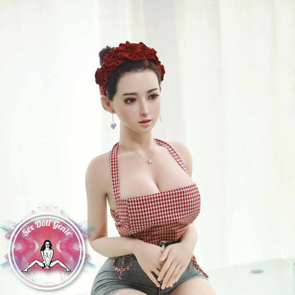 Renita - 157cm  J Cup Silicone Head with TPE Body with Implanted Hair-8