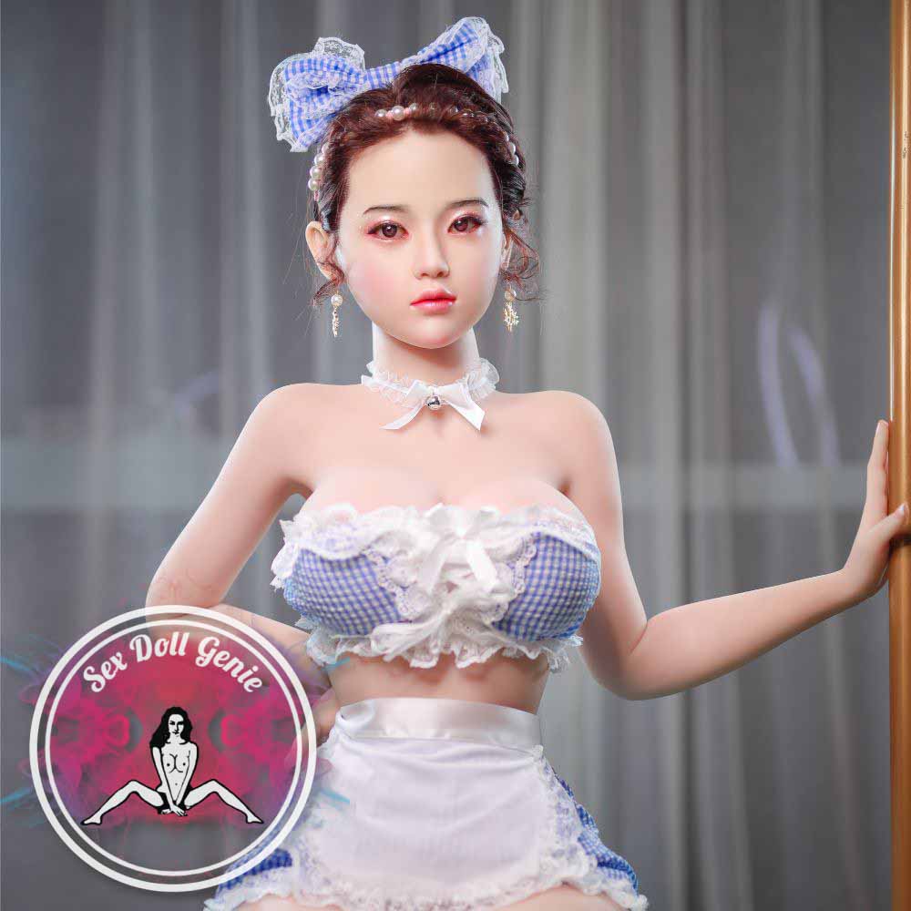 Luetta - 161cm  G Cup Silicone Head with TPE Body with Implanted Hair-8