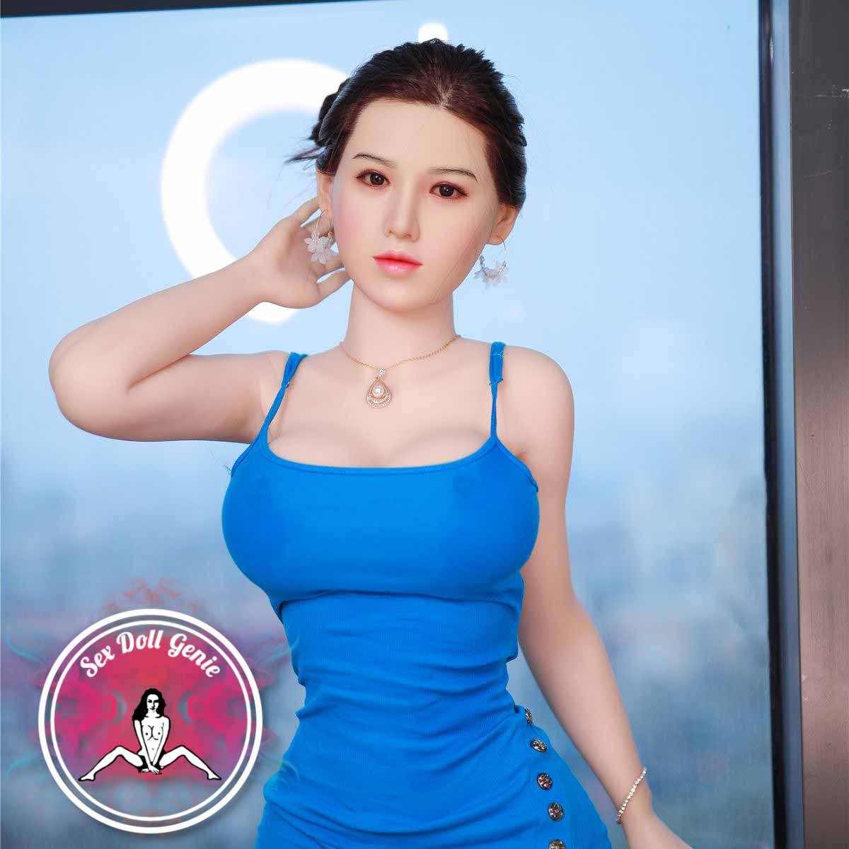 Terrie - 148cm  G Cup Silicone Head with TPE Body with Implanted Hair-8