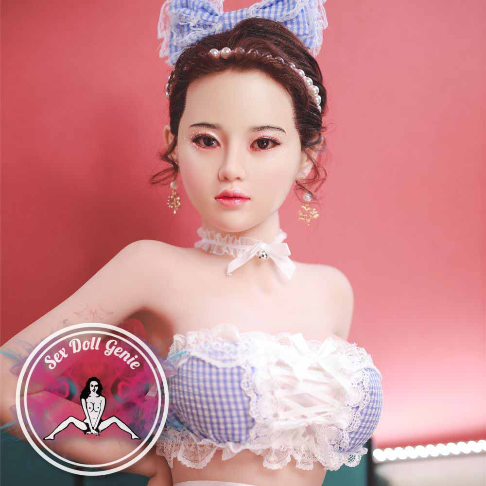 Luetta - 161cm  G Cup Silicone Head with TPE Body with Implanted Hair-15