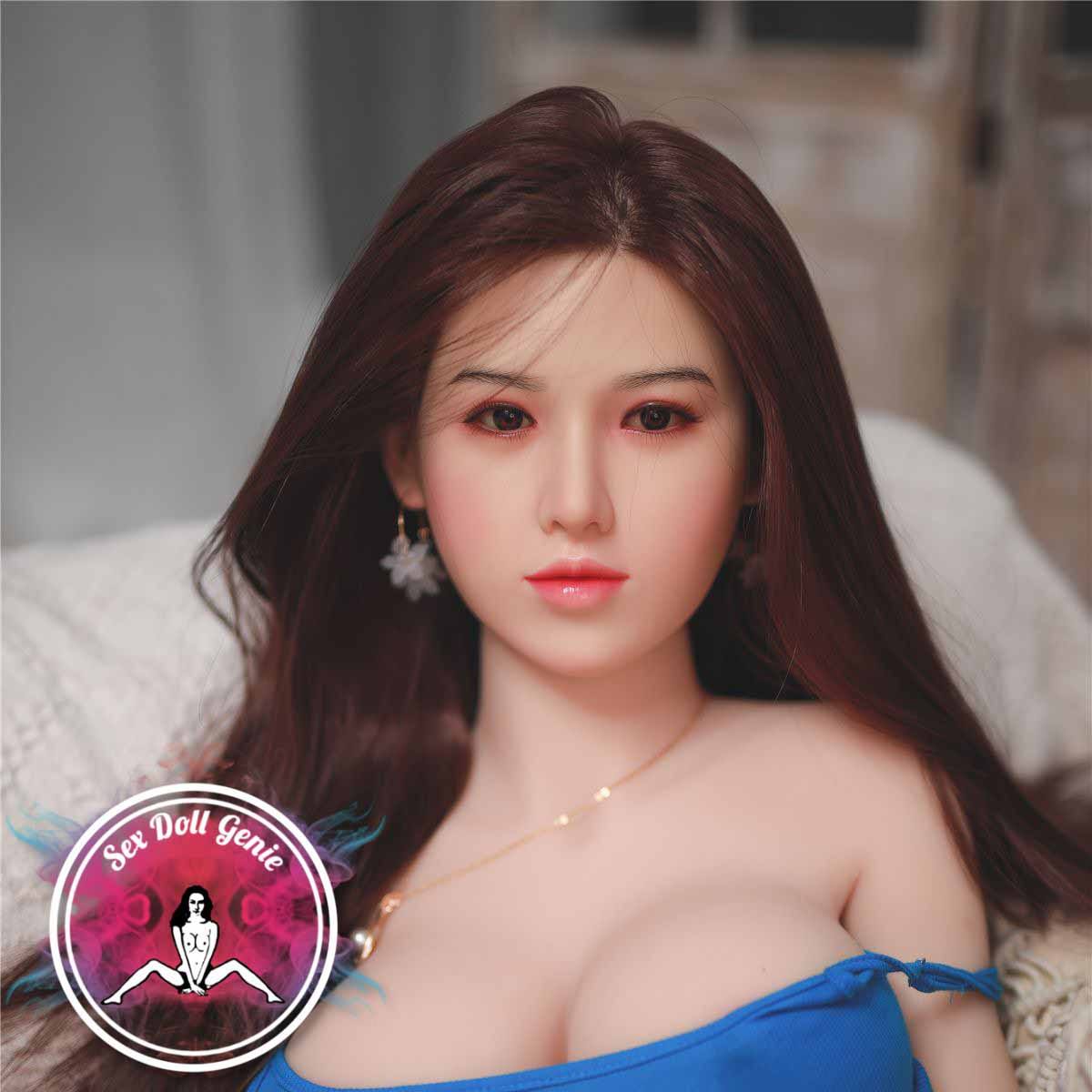 Terrie - 148cm  G Cup Silicone Head with TPE Body with Implanted Hair-27