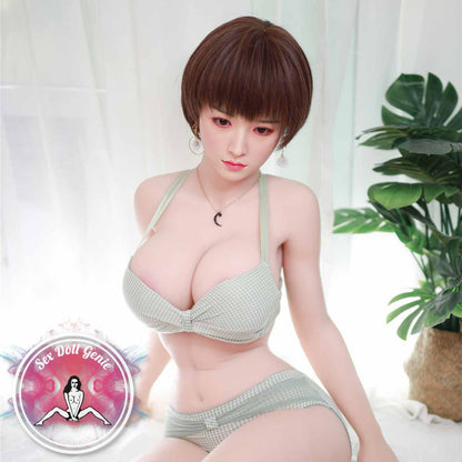 Sherice - 161cm  G Cup Silicone Head with TPE Body with Implanted Hair-36