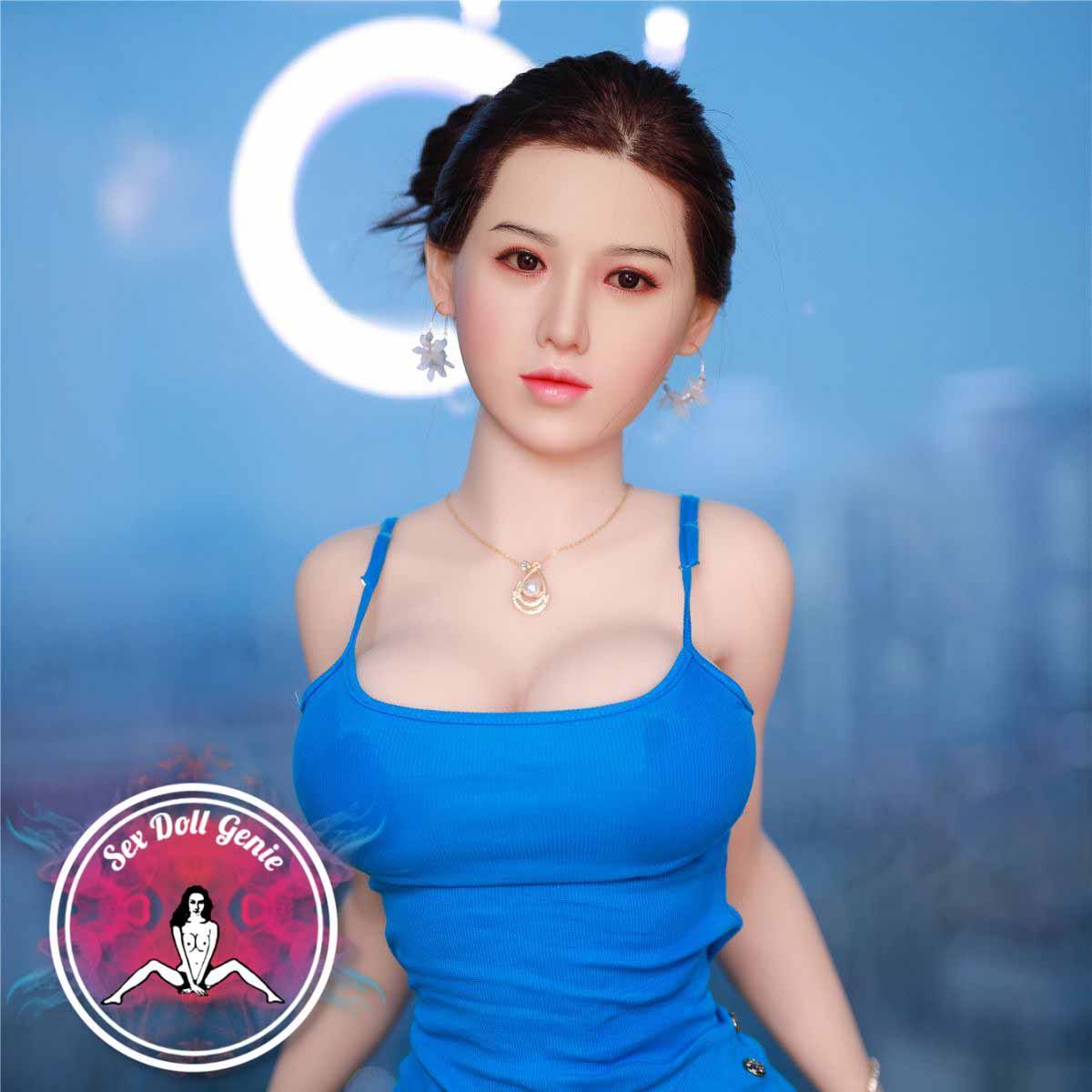 Terrie - 148cm  G Cup Silicone Head with TPE Body with Implanted Hair-41