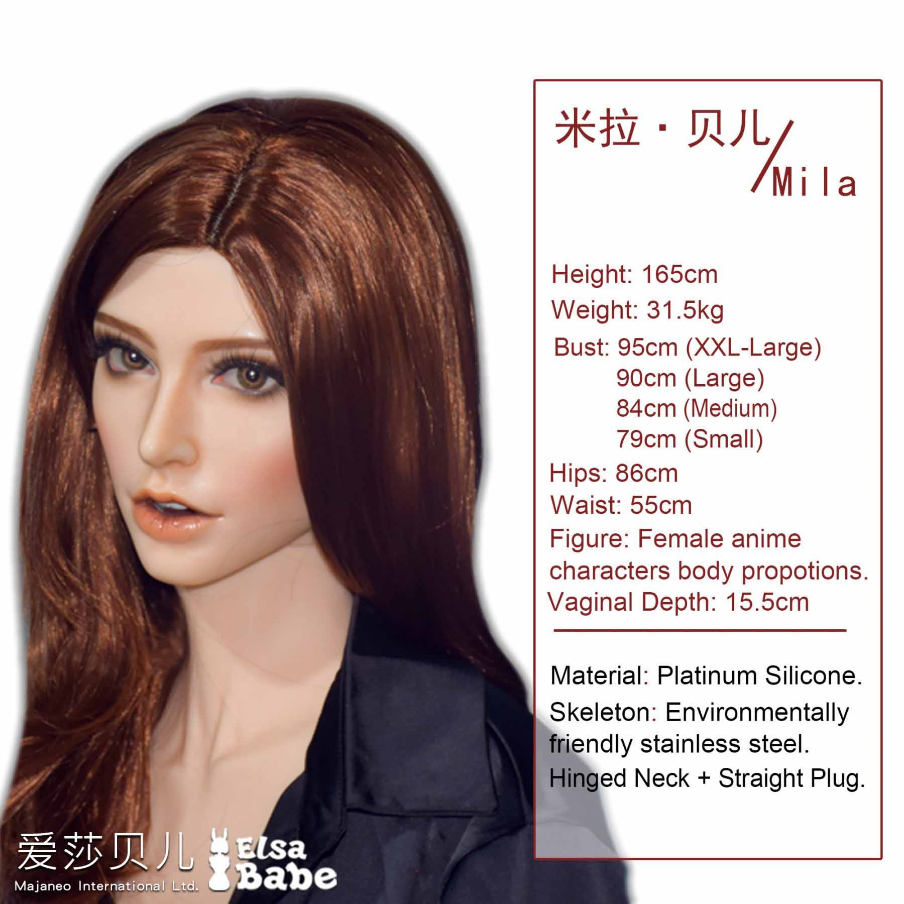 Mila Bell - 165cm  E Cup Silicone Doll-2