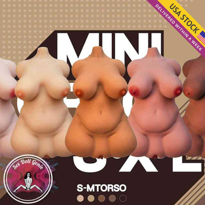 Upper Body Mini Torso (S - Black) - Climax Doll - USA STOCK (No Sheet)