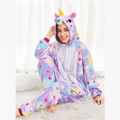 Sex Doll - Cute Unicorn Onesie (Hooded) Sleepwear - Product Image
